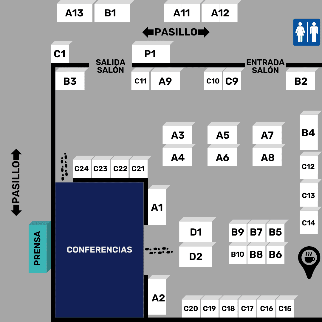 Ubicaciones muestra<br>comercial